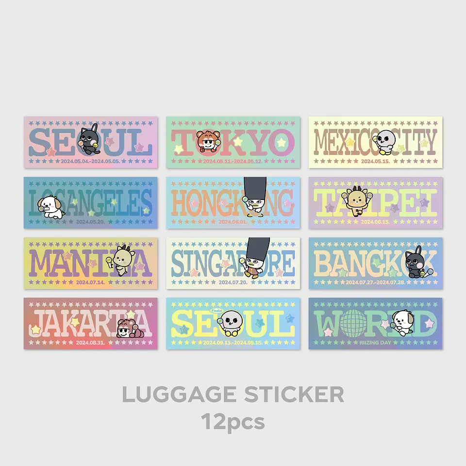 BOARDING PASS SET - 2024 RIIZE FAN-CON 'RIIZING DAY' FINALE MD 3