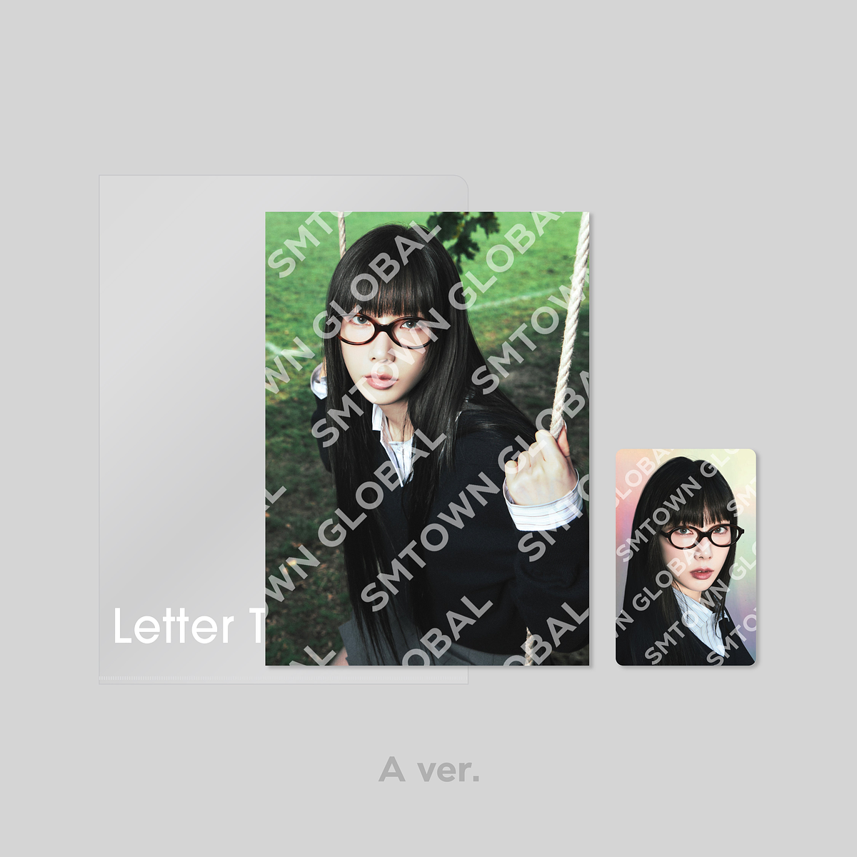 POSTCARD + HOLOGRAM PHOTO CARD SET - TAEYEON 'Letter To Myself - The 6th Mini Album' MD 2