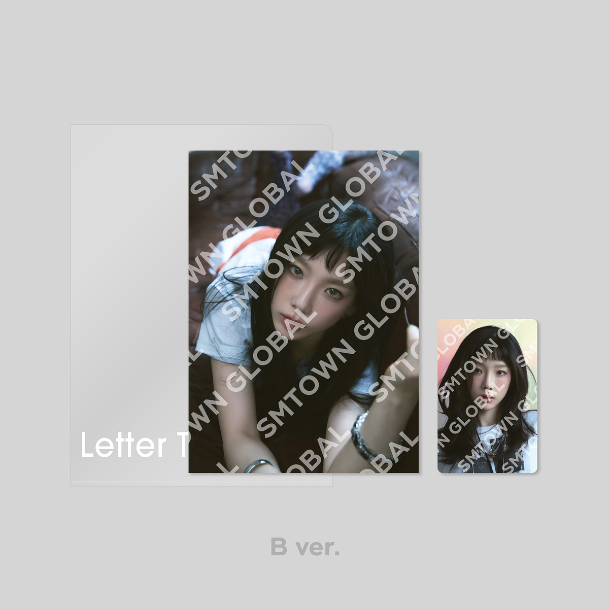 POSTCARD + HOLOGRAM PHOTO CARD SET - TAEYEON 'Letter To Myself - The 6th Mini Album' MD 3