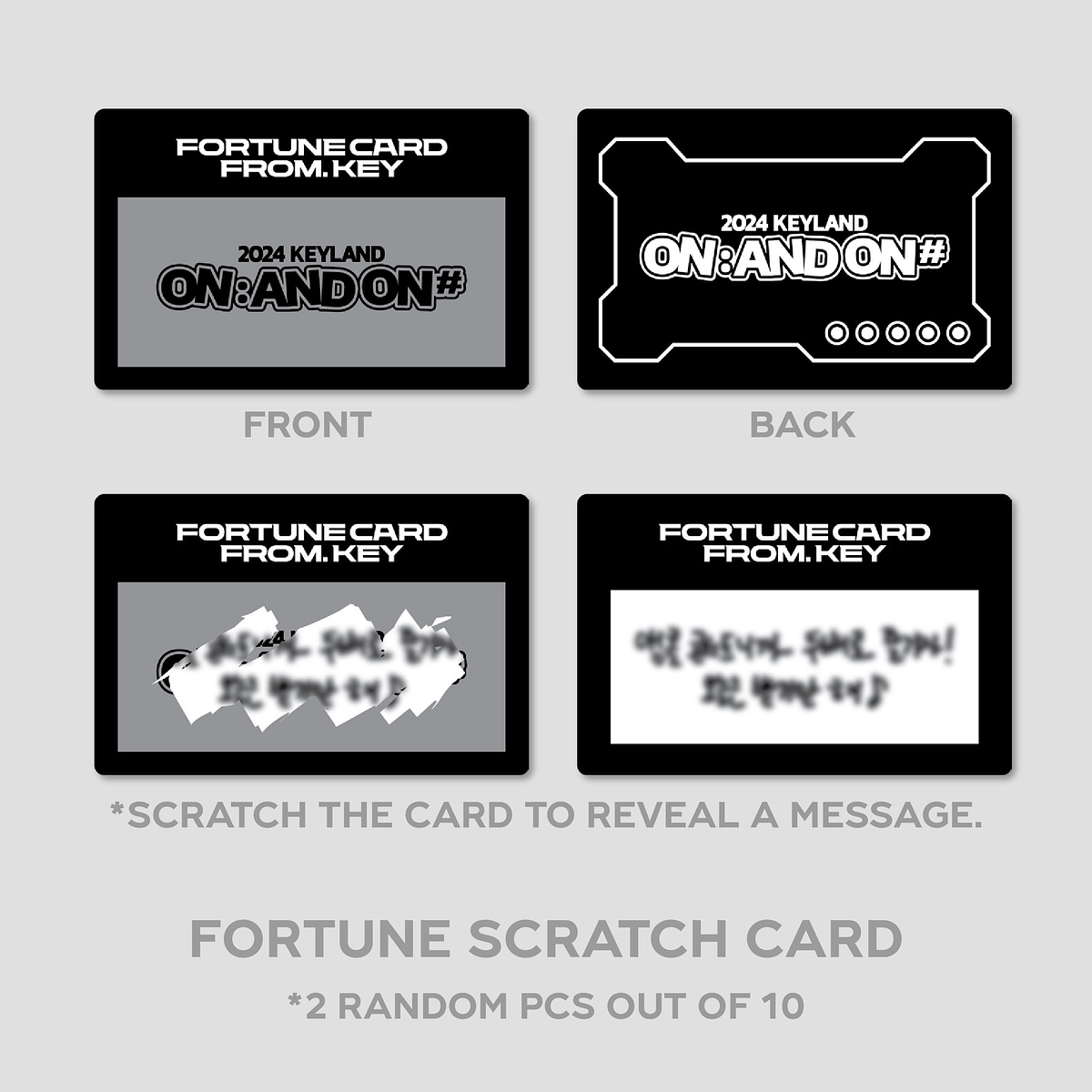 FORTUNE SCRATCH SET - 2024 KEYLAND ON : AND ON <#> MD 3