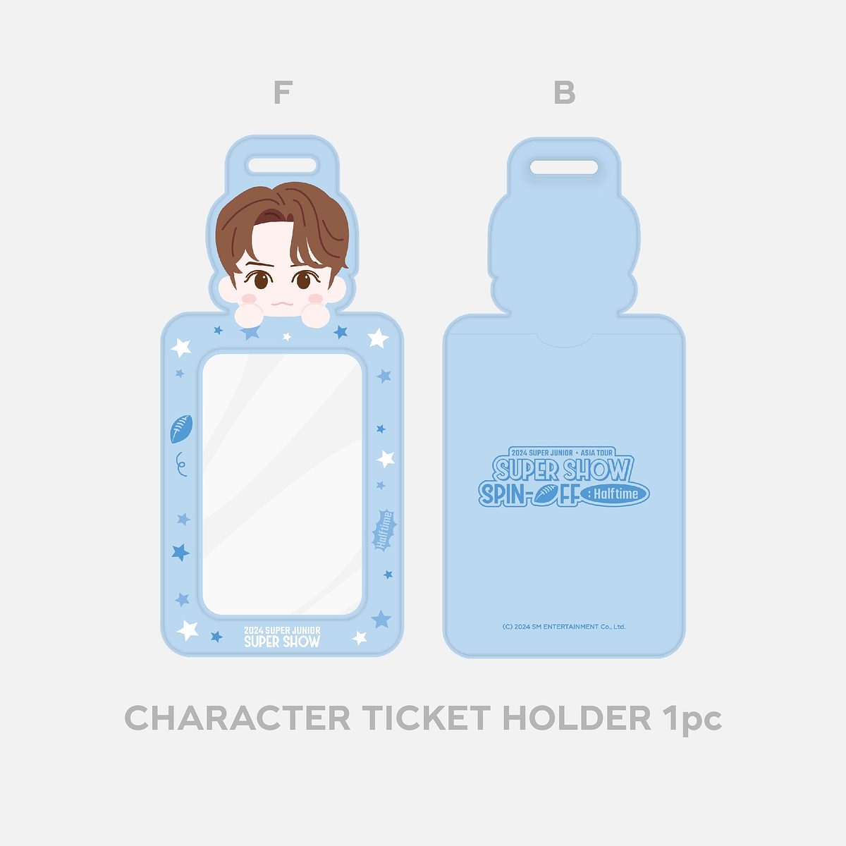 CHARACTER TICKET HOLDER - 2024 SUPER JUNIOR 'SUPER SHOW SPIN - OFF : Halftime' MD 2