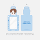 CHARACTER TICKET HOLDER - 2024 SUPER JUNIOR 'SUPER SHOW SPIN - OFF : Halftime' MD - Miniatura 2
