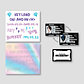 LENTICULAR ID CARD +  DECO STICKER SET - 2024 KEYLAND ON : AND ON <#> MD - Miniatura 1