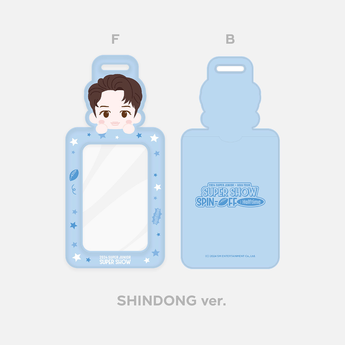 CHARACTER TICKET HOLDER - 2024 SUPER JUNIOR 'SUPER SHOW SPIN - OFF : Halftime' MD 6