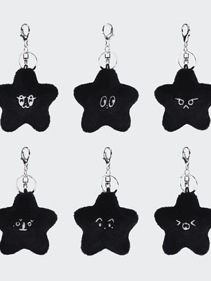 BLACK STARFISH DOLL KEYRING - NCT 127 4TH TOUR 'NEO CITY  SEOUL - THE MOMENTUM' MD