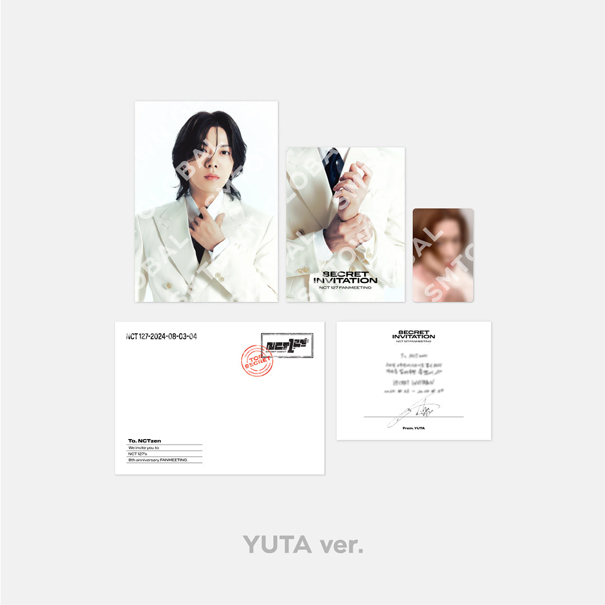 INVITATION SET - 2024 NCT 127 8th ANNIVERSARY FANMEETING '8ECRET INVITATION' MD 4