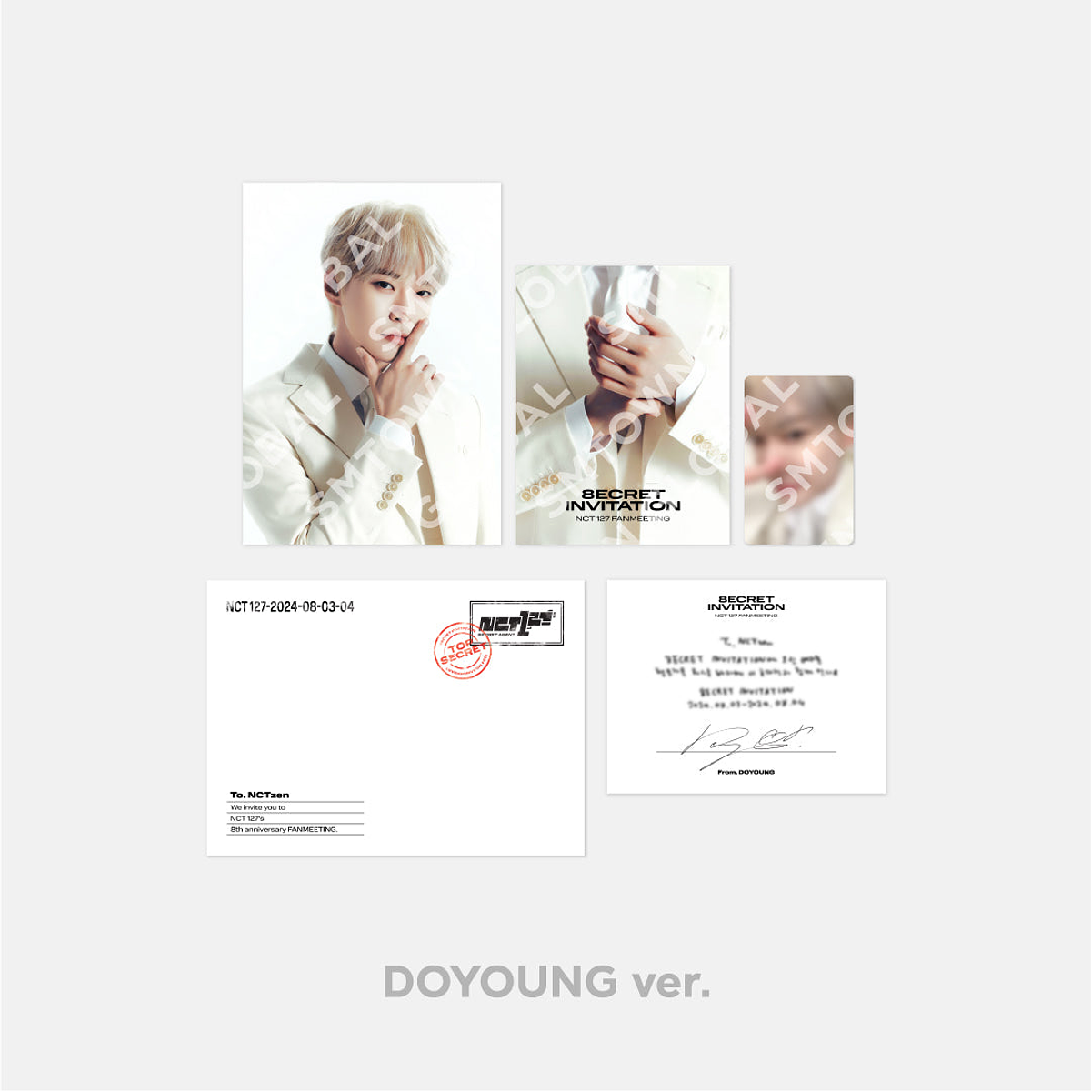 INVITATION SET - 2024 NCT 127 8th ANNIVERSARY FANMEETING '8ECRET INVITATION' MD 5