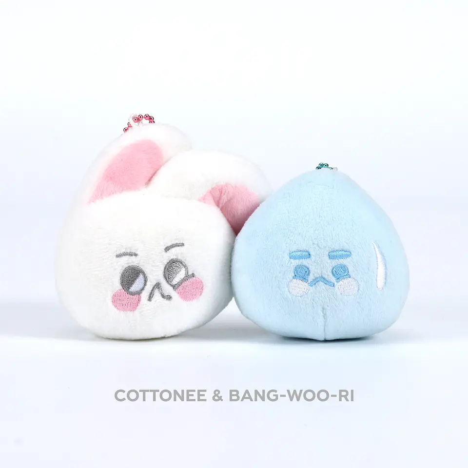 COTTONEE & BANG-WOO-RI MAGNET DOLL KEY RING SET - 2024 SUHO CONCERT 'SU : HOME' MD 4