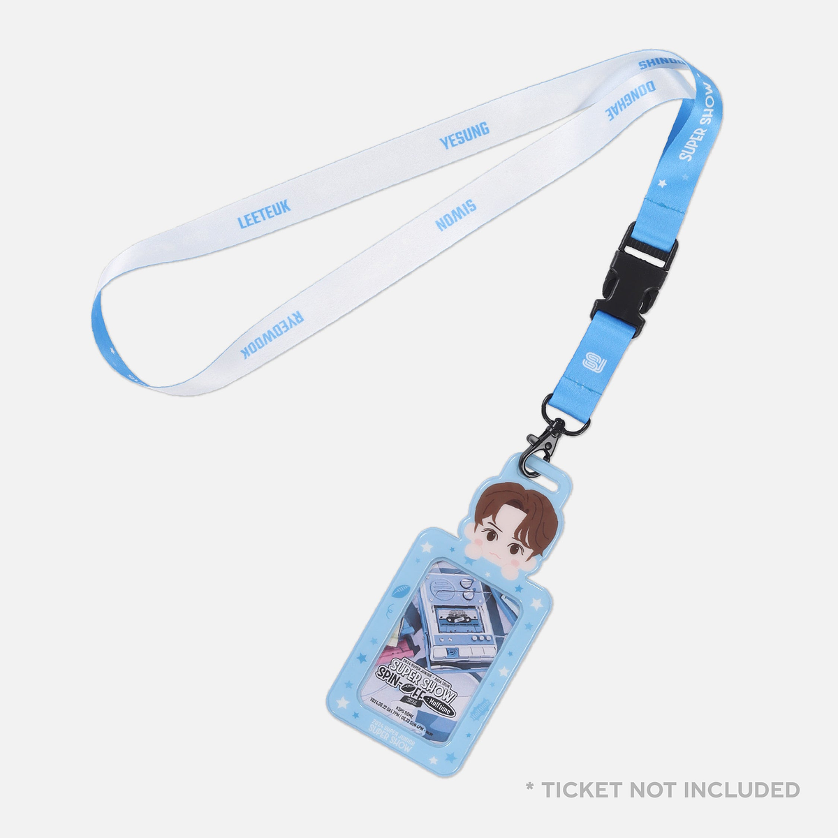 CHARACTER TICKET HOLDER - 2024 SUPER JUNIOR 'SUPER SHOW SPIN - OFF : Halftime' MD 12