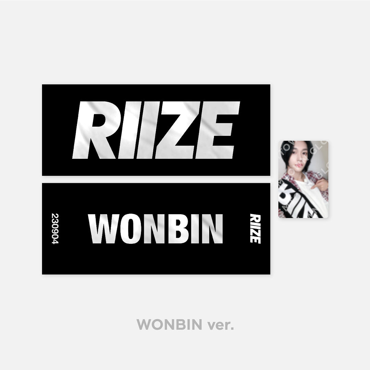 SLOGAN + PHOTO CARD SET - 2024 RIIZE 'RIIZE UP' POP-UP MD 6