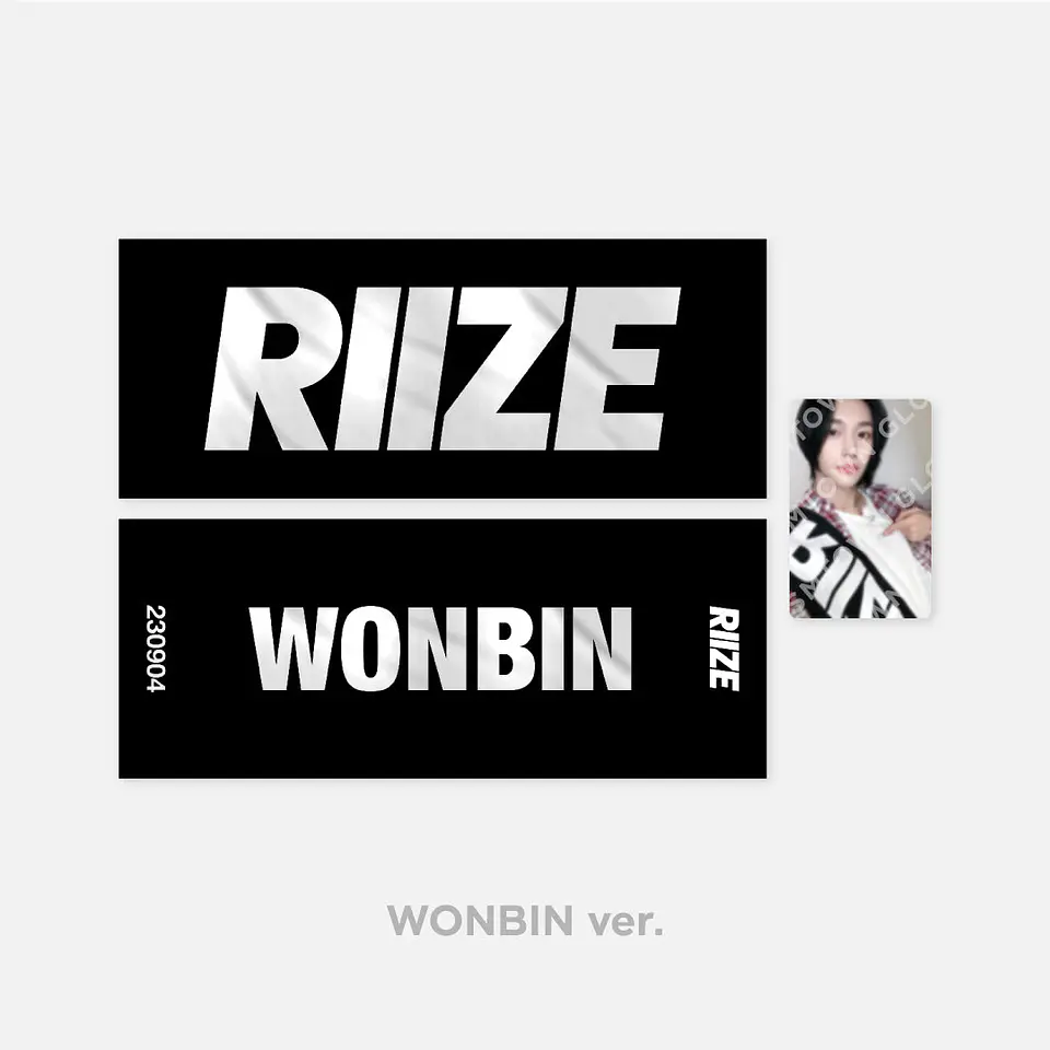 SLOGAN + PHOTO CARD SET - 2024 RIIZE 'RIIZE UP' POP-UP MD 6