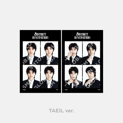 4 CUT PHOTO SET - 2024 NCT 127 8th ANNIVERSARY FANMEETING '8ECRET INVITATION' MD