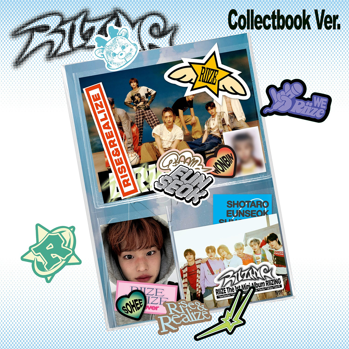 The 1st Mini Album 'RIIZING' (Collect Book Ver.) 1