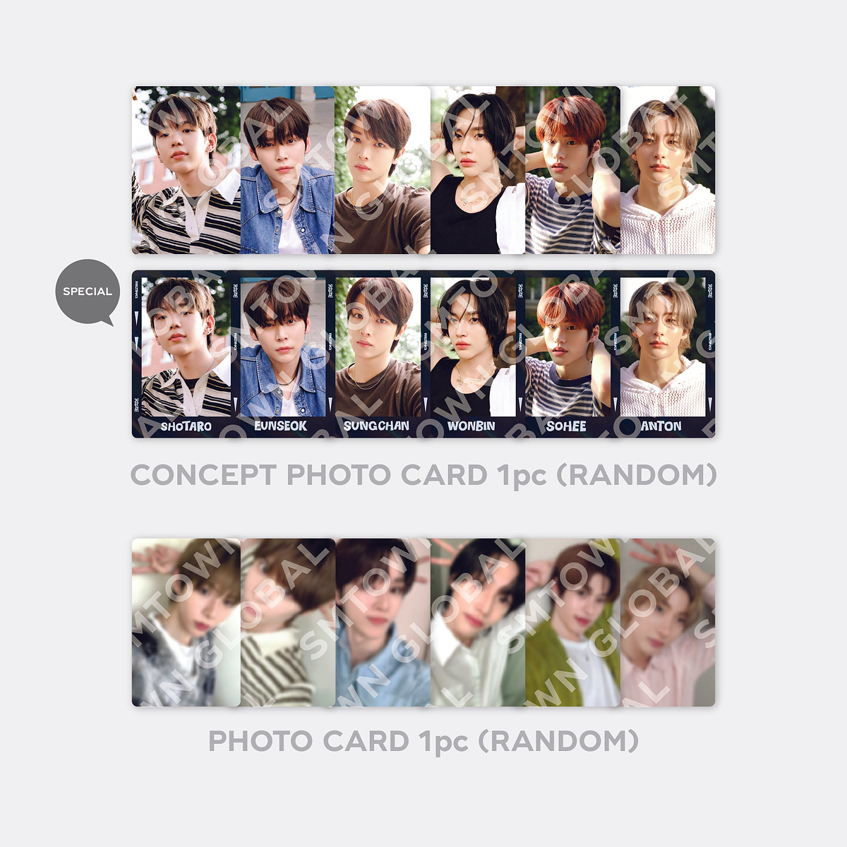 RANDOM TRADING CARD SET [OUTDOOR ver.] - RIIZE : ON THE SING STREET POP-UP MD 3