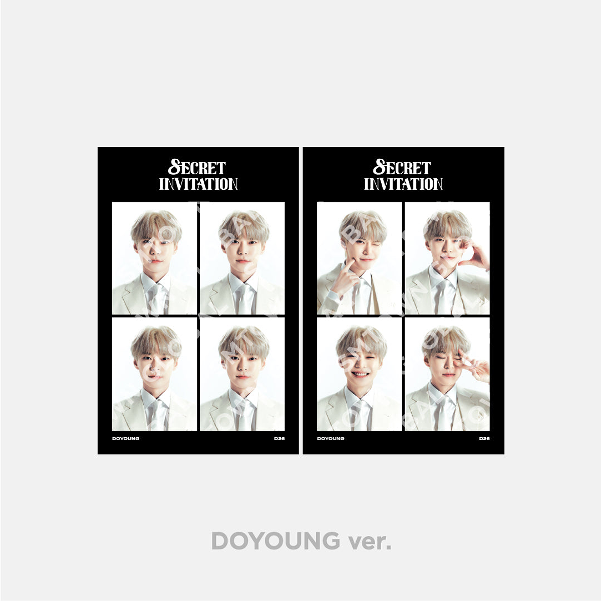 4 CUT PHOTO SET - 2024 NCT 127 8th ANNIVERSARY FANMEETING '8ECRET INVITATION' MD 5