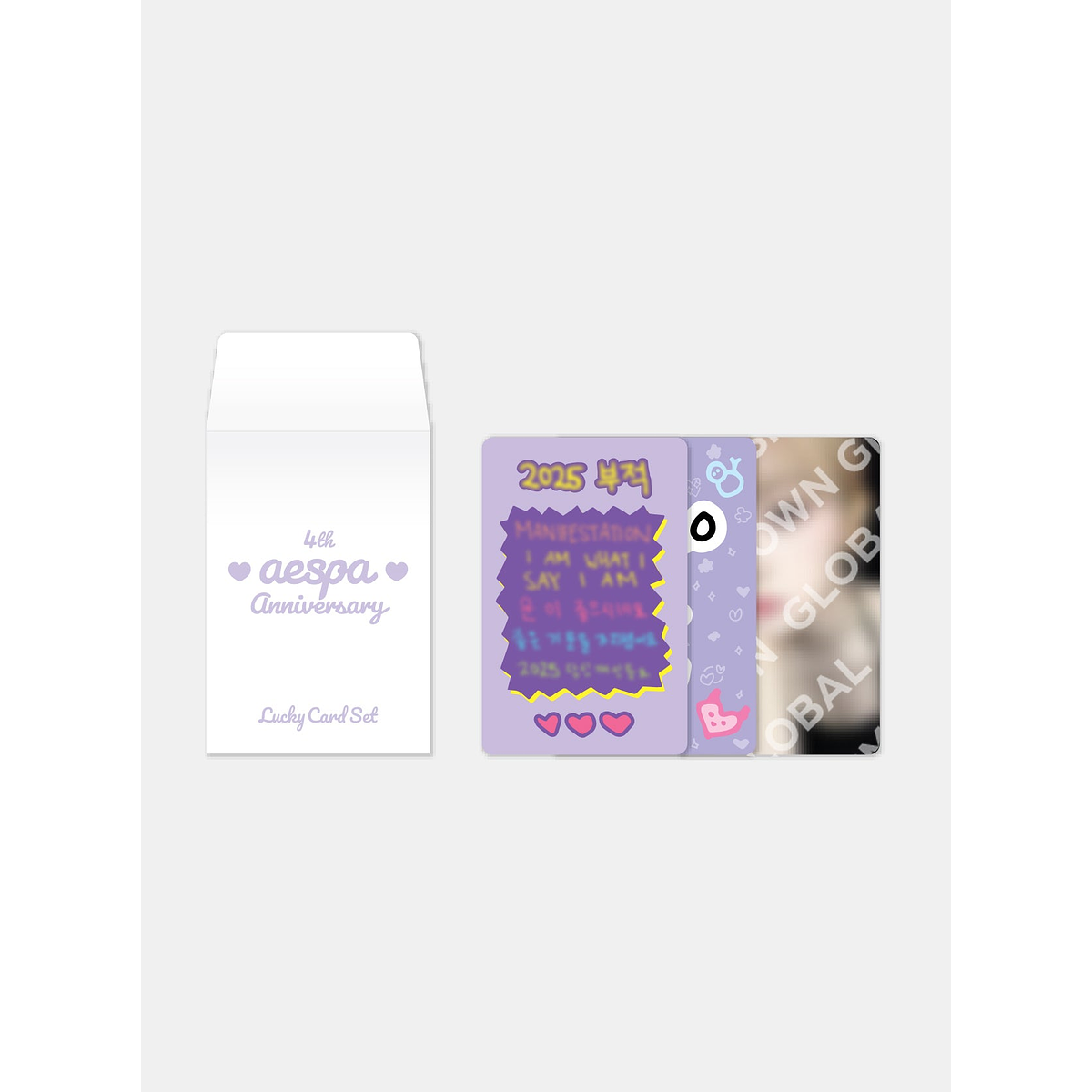 LUCKY CARD SET - aespa 4th Anniversary MD 1