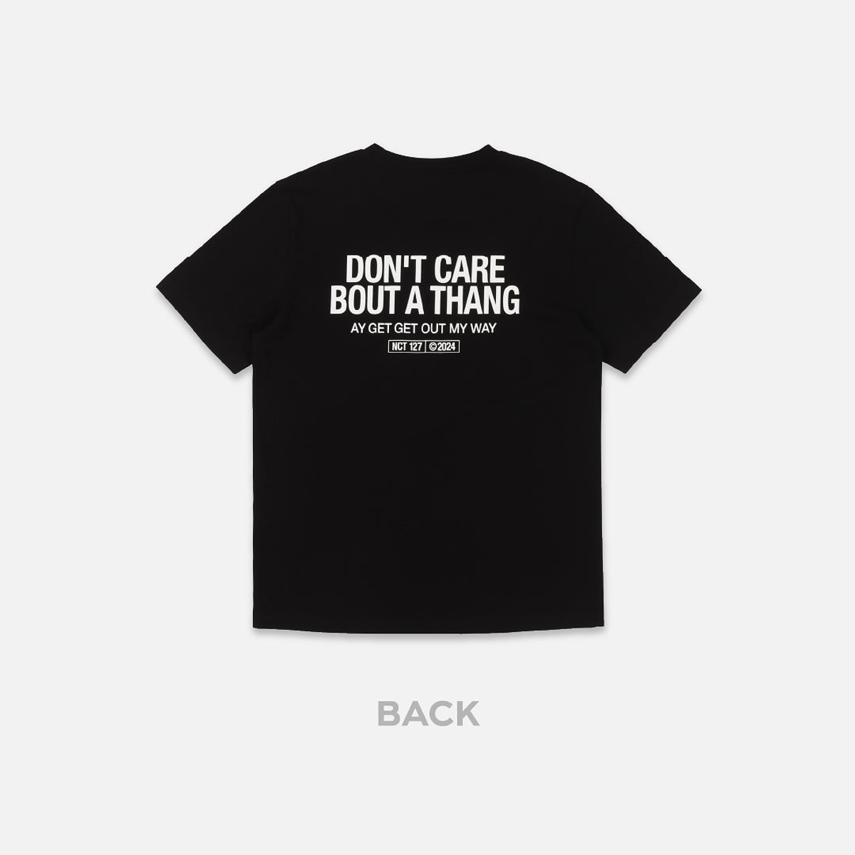T-SHIRT SET [BLACK ver.] - NCT 127 POP-UP 'WALK : ON THE BEAT' MD 3