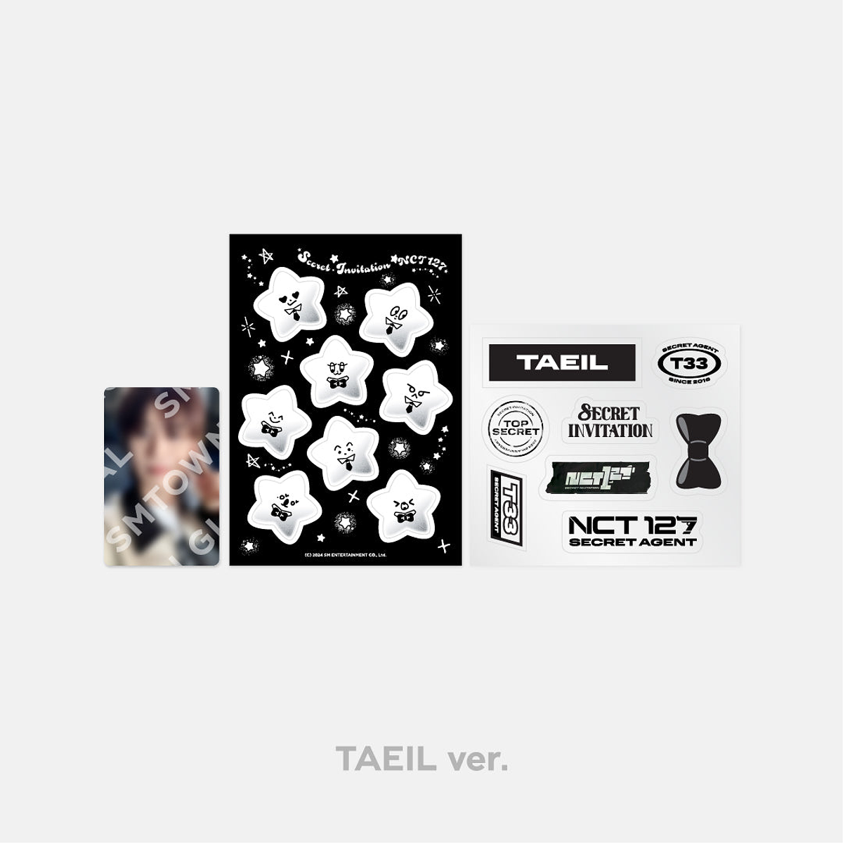 DECO STICKER SET - 2024 NCT 127 8th ANNIVERSARY FANMEETING '8ECRET INVITATION' MD 2