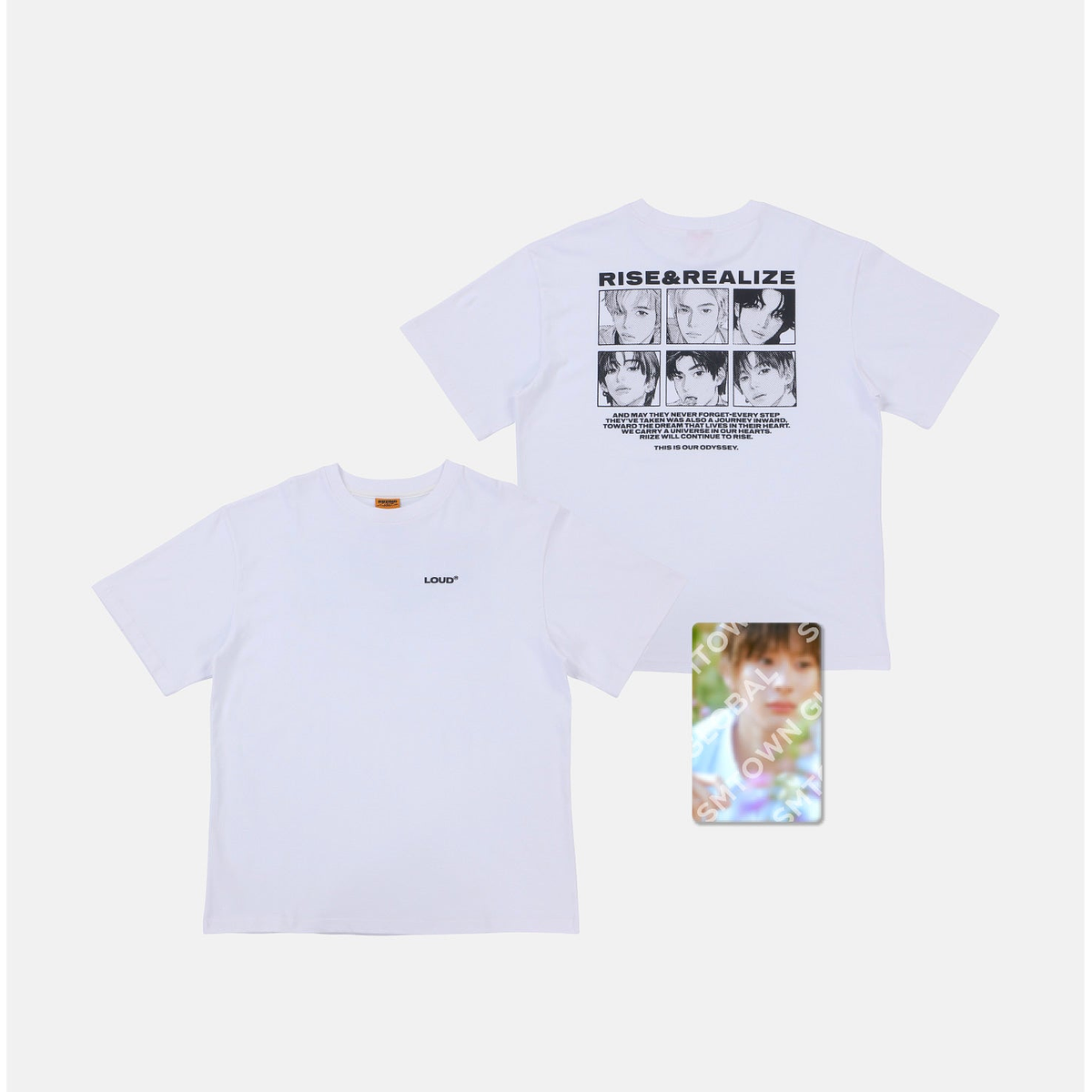 CHARACTER T-SHIRT SET - 2025 RIIZE CONCERT TOUR [RIIZING LOUD] IN SEOUL MD 1