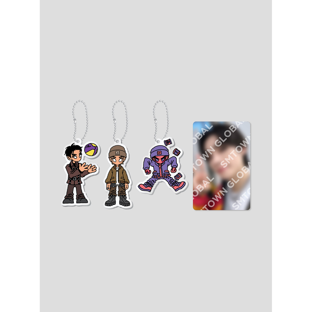 RANDOM ACRYLIC KEY RING SET - WayV 'FREQUENCY - The 6th Mini Album' MD 1