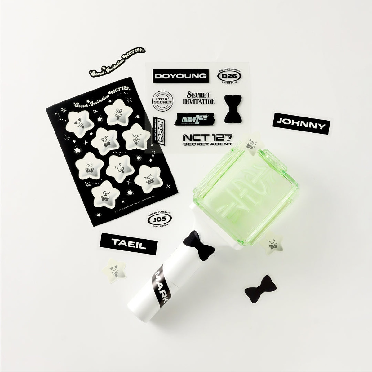 DECO STICKER SET - 2024 NCT 127 8th ANNIVERSARY FANMEETING '8ECRET INVITATION' MD 11