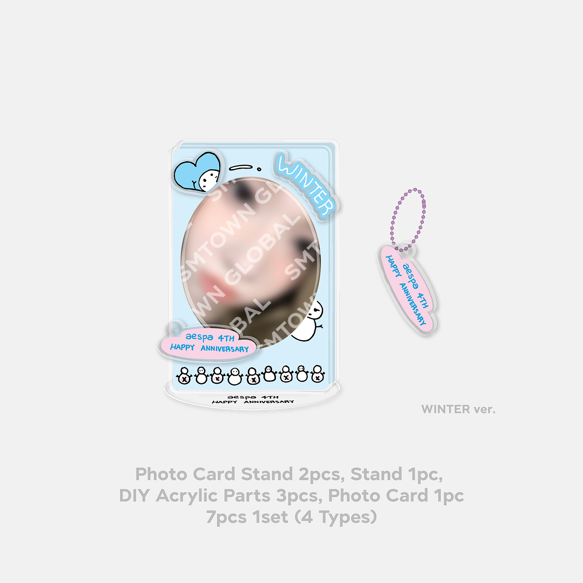 DIY ACRYLIC STAND SET - aespa 4th Anniversary MD 4