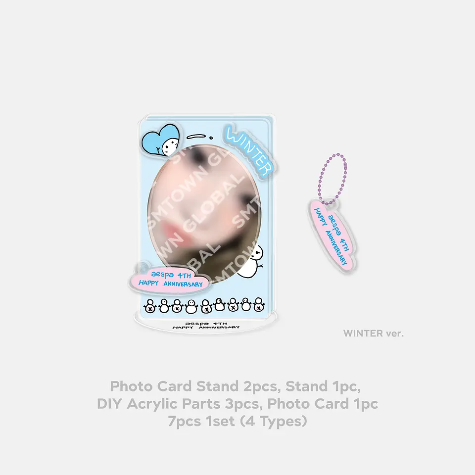 DIY ACRYLIC STAND SET - aespa 4th Anniversary MD 4