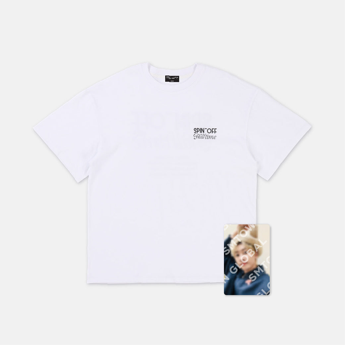 T-SHIRT + PHOTO CARD SET -  2024 SUPER JUNIOR 'SUPER SHOW SPIN - OFF : Halftime' MD 1