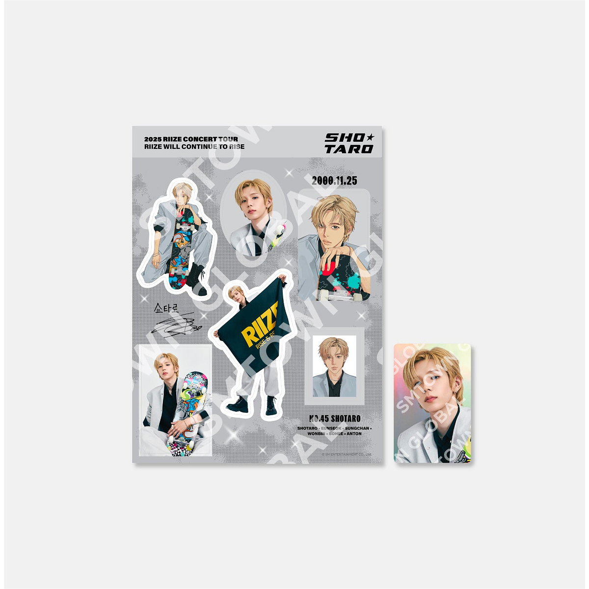 REMOVABLE STICKER SET - 2025 RIIZE CONCERT TOUR [RIIZING LOUD] IN SEOUL MD 1