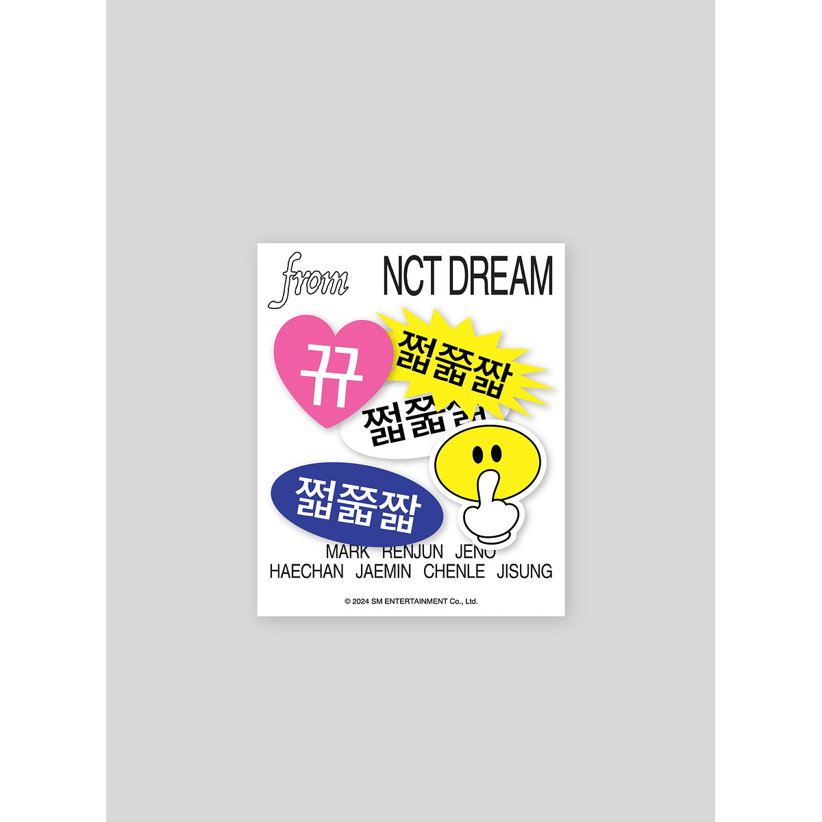 REMOVABLE STICKER SET - 2024 NCT DREAM - DREAM( )SCAPE ZONE POP-UP MD 1