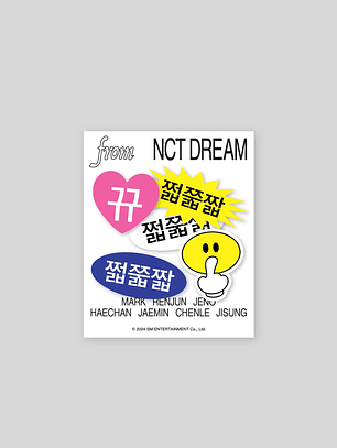 REMOVABLE STICKER SET - 2024 NCT DREAM - DREAM( )SCAPE ZONE POP-UP MD