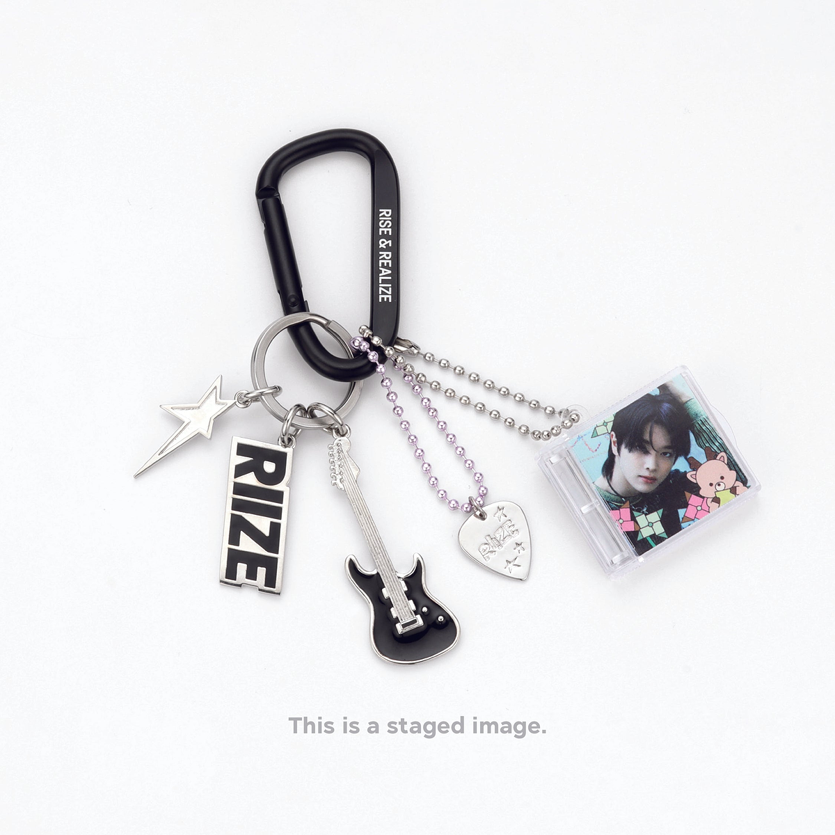 CARABINER KEYCHAIN SET - RIIZE : ON THE SING STREET POP-UP MD 3