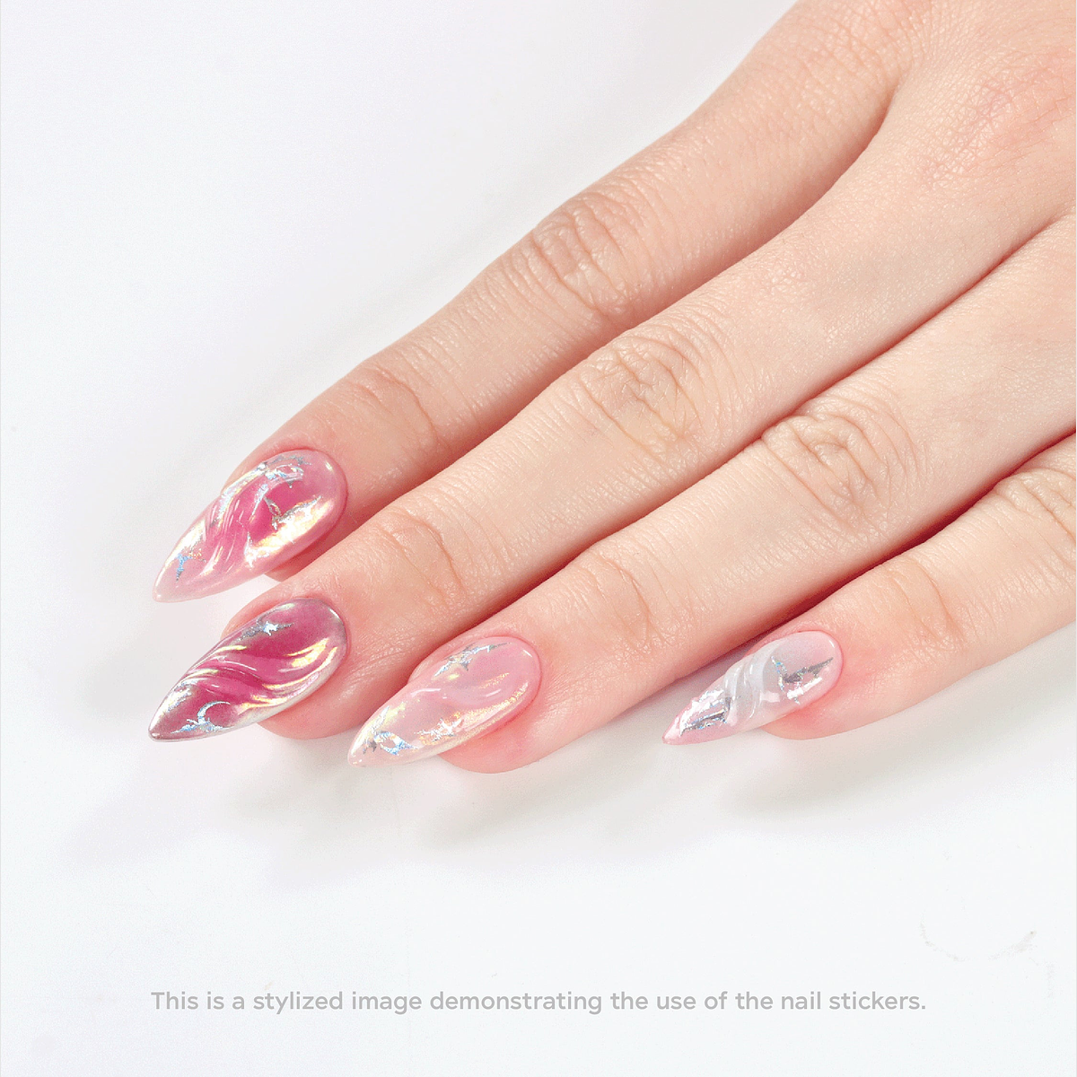 NAIL POINT STICKER SET - aespa 'Armageddon : The Mystery Circle' POP-UP MD 4