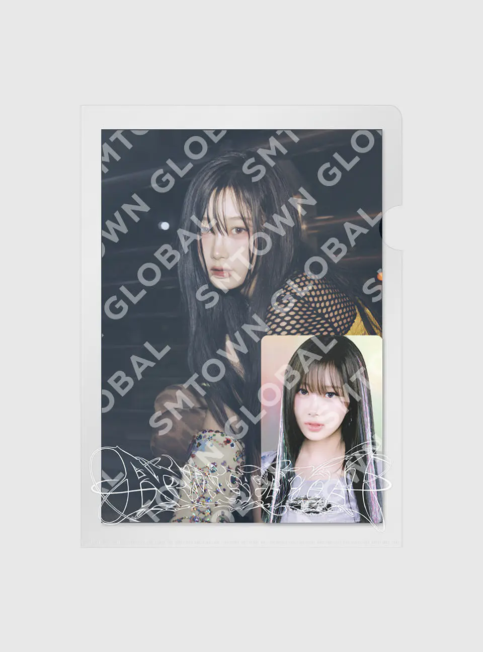 POSTCARD + HOLOGRAM PHOTO CARD SET - aespa 'Armageddon : The Mystery Circle' POP-UP MD 1