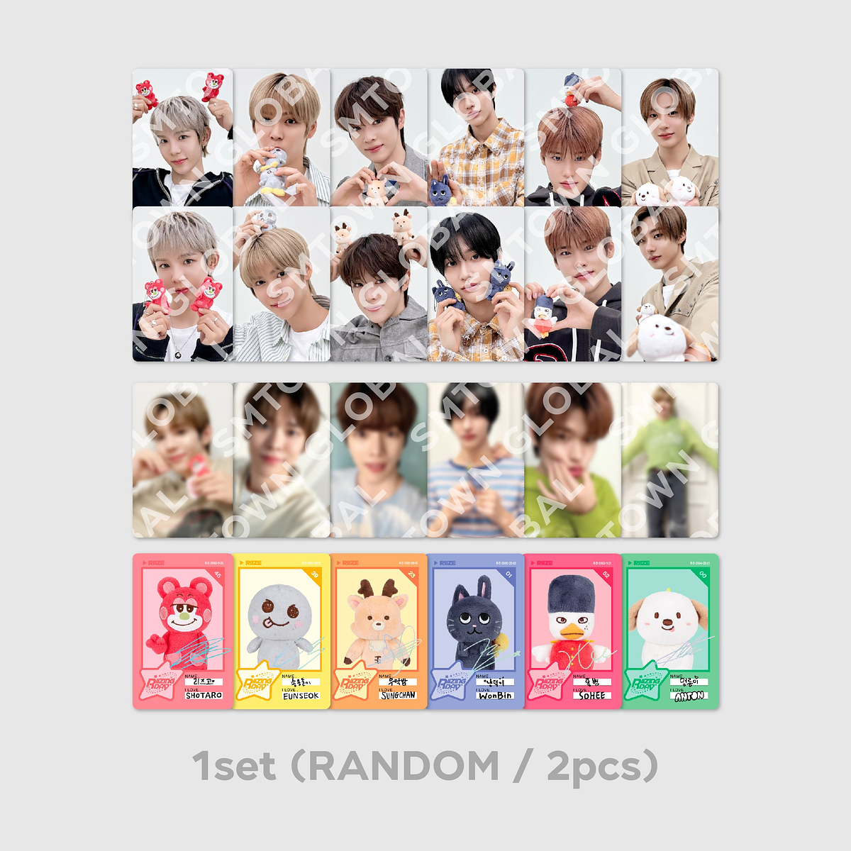 RANDOM TRADING CARD SET - 2024 RIIZE FAN-CON 'RIIZING DAY' FINALE MD 3