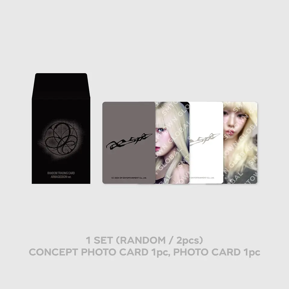 RANDOM TRADING CARD SET - aespa 'Armageddon : The Mystery Circle' POP-UP MD 5