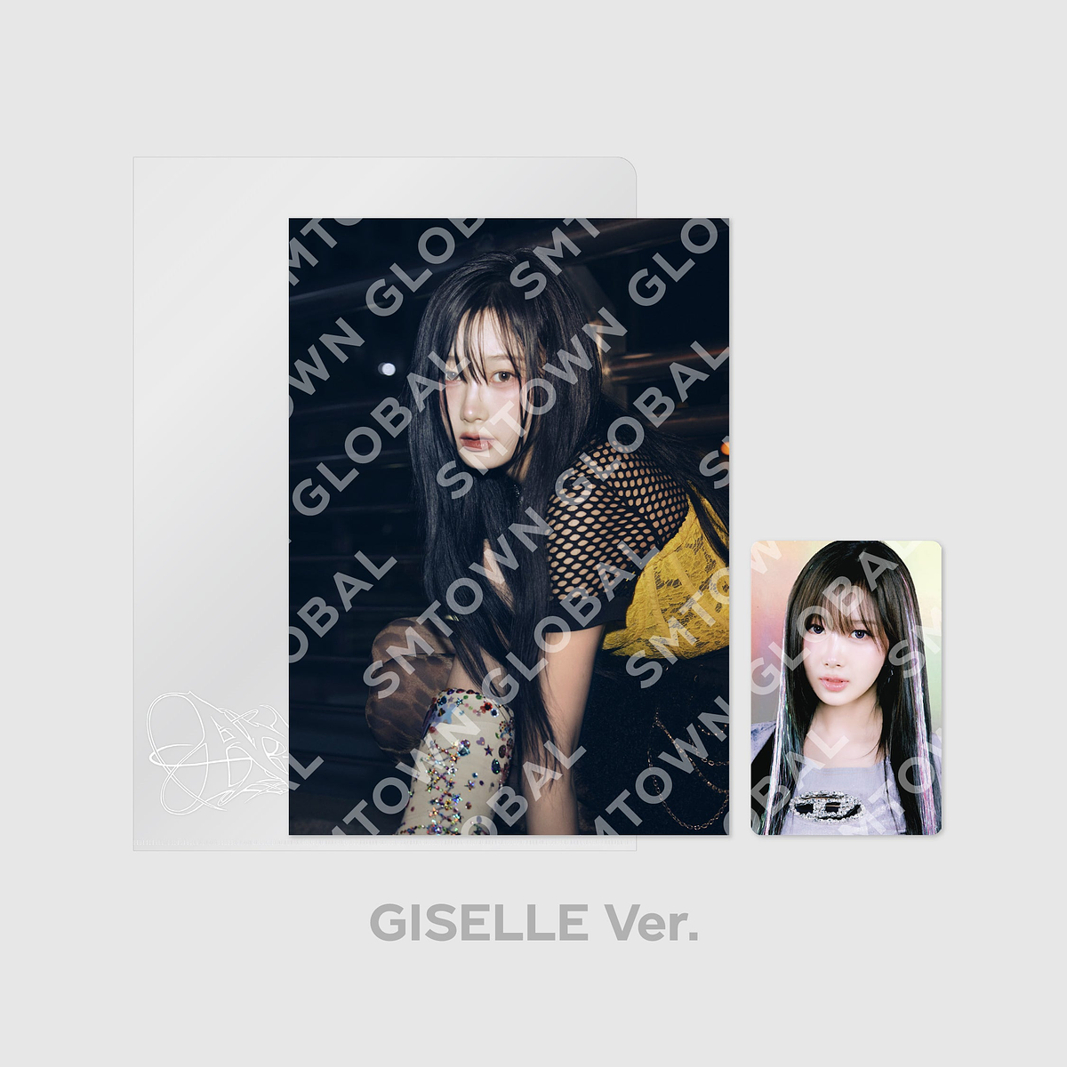 POSTCARD + HOLOGRAM PHOTO CARD SET - aespa 'Armageddon : The Mystery Circle' POP-UP MD 3