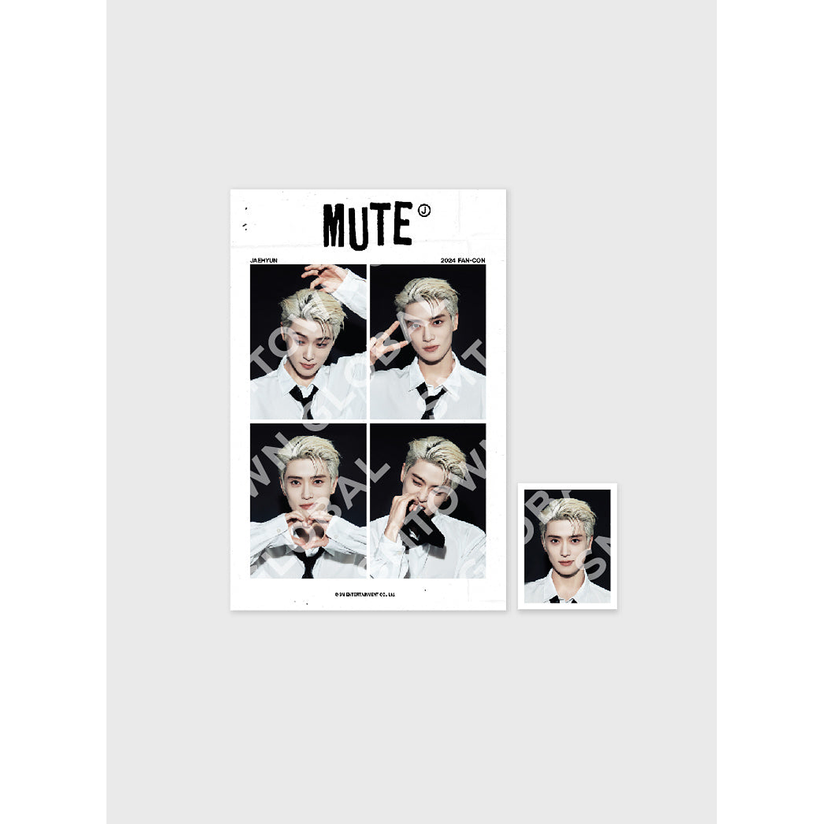 ID PHOTO + 4 CUT PHOTO SET- 2024 JAEHYUN FAN-CON <Mute> MD 1