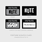 FORTUNE SCRATCH CARD SET - 2024 JAEHYUN FAN-CON <Mute> MD - Miniatura 3