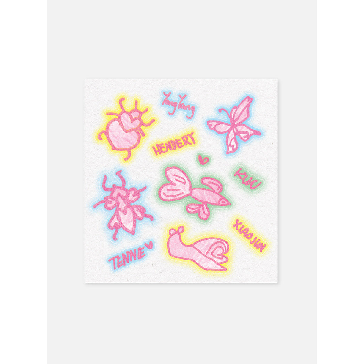 HAND DRAWING STICKER SET - WayV 'Give Me That - The 5th Mini Album' MD 1