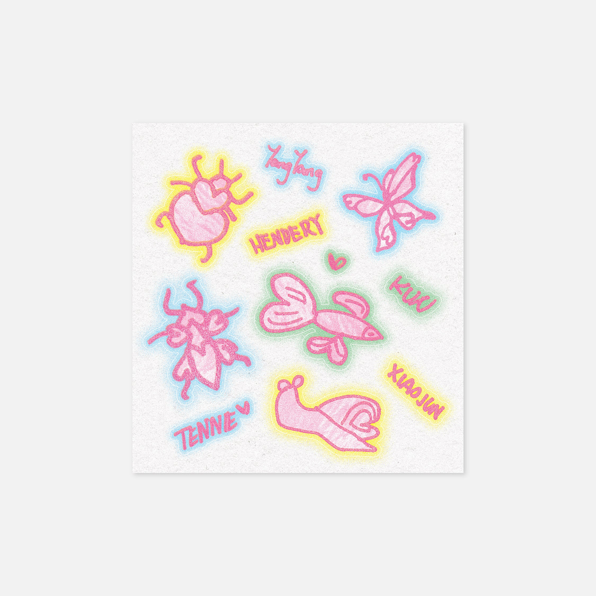 HAND DRAWING STICKER SET - WayV 'Give Me That - The 5th Mini Album' MD 2