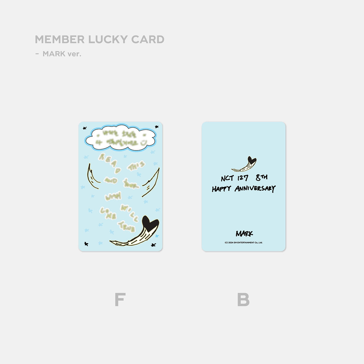 LUCKY CARD SET - NCT 127 8th Anniversary MD 5