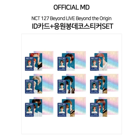 NCT 127 [ BEYOND THE ORIGIN ] ID CARD + DECO STICKER