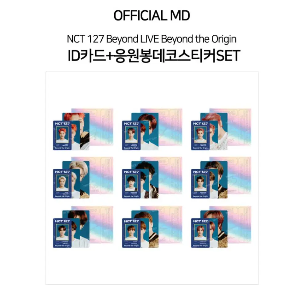 NCT 127 [ BEYOND THE ORIGIN ] ID CARD + DECO STICKER 1
