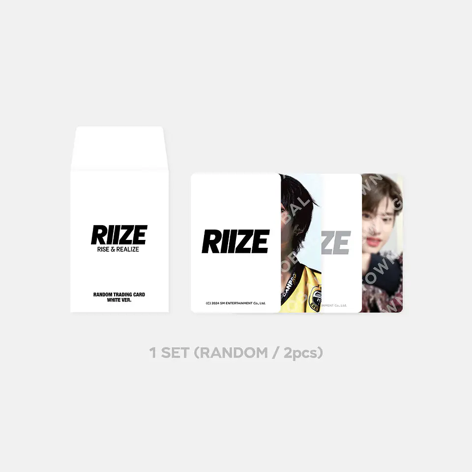 RANDOM TRADING CARD SET - 2024 RIIZE 'RIIZE UP' POP-UP MD 3x2 5