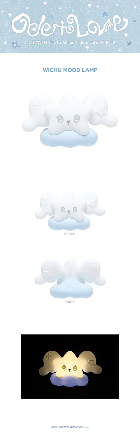 [PREVENTA] WICHU MOOD LAMP - NCT WISH The 1st Album 'Ode to Love' POP-UP MD