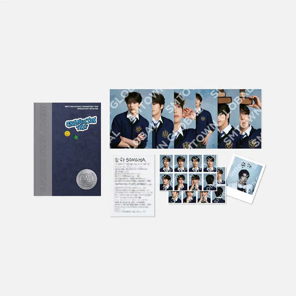 🏷️[PREVENTA] SCHOOL YEARBOOK KIT - 'Reply High School' Fan Meeting Tour - Graduation Trip 1
