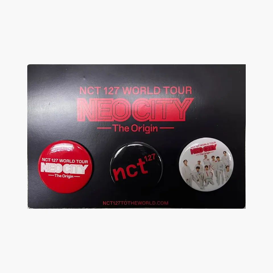 NCT 127 World Tour Pin Set 1