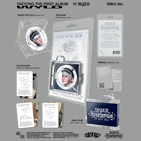 🏷️[PREVENTA] TAEYONG - The 1st Album 'WYLD' (SMini Ver.)(SMART ALBUM)