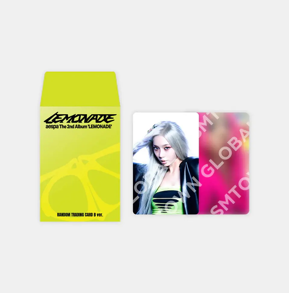 🏷️[PREVENTA] RANDOM TRADING CARD [LEMONADE ver.] - aespa 'LEMONADE - The 2nd Album' POP-UP MD 1